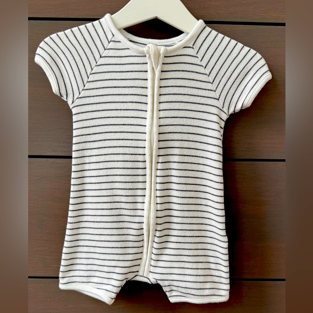Mori Baby Striped One Piece Bodysuit